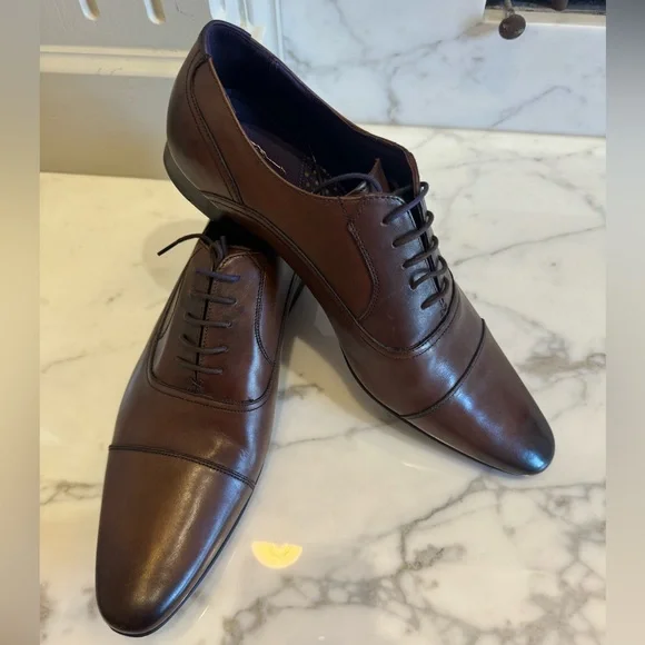 Ted Baker | Shoes | Ted Baker Brown Leather Oxfords | Poshmark display picture 2